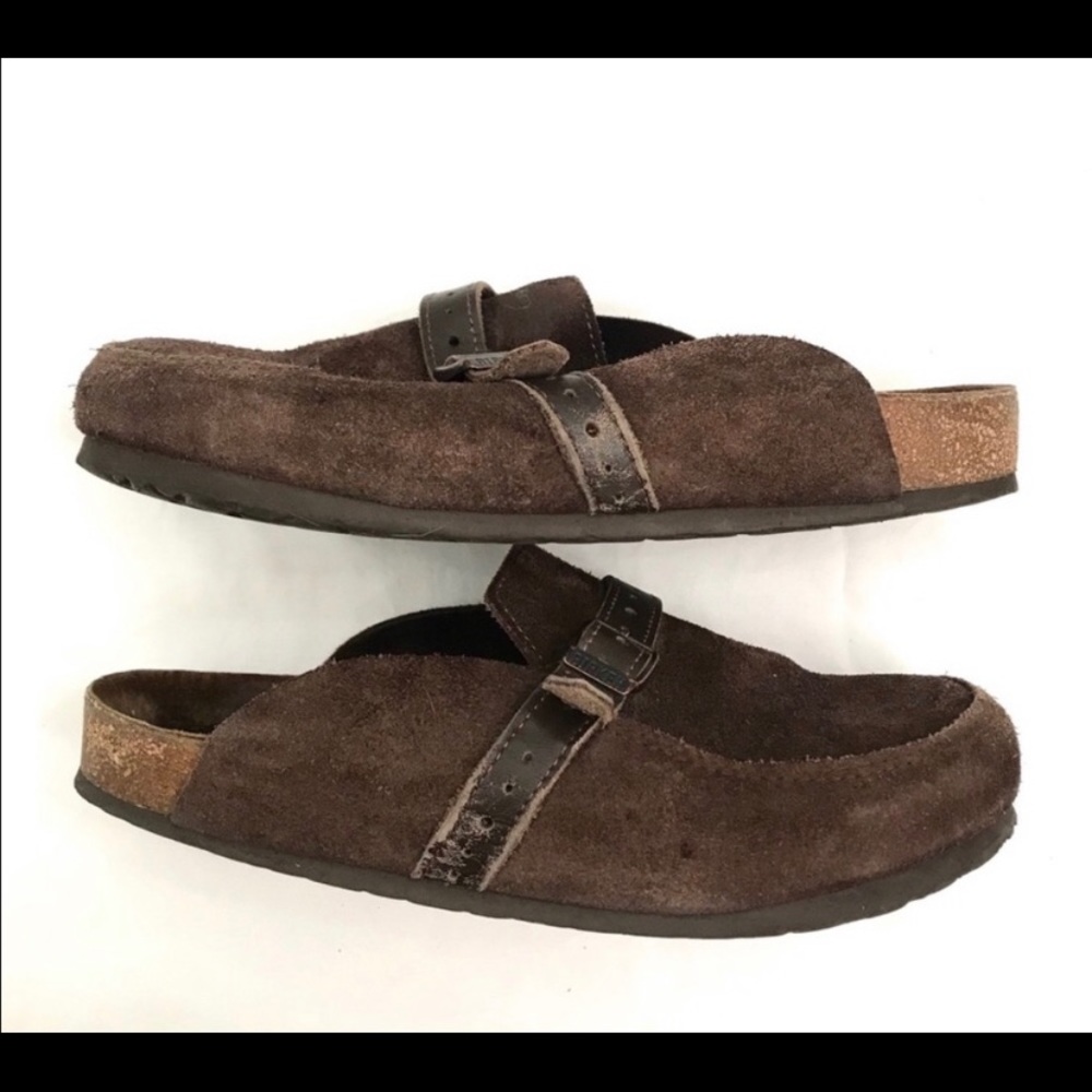 Birkenstock Eaton Suede Clog Mules